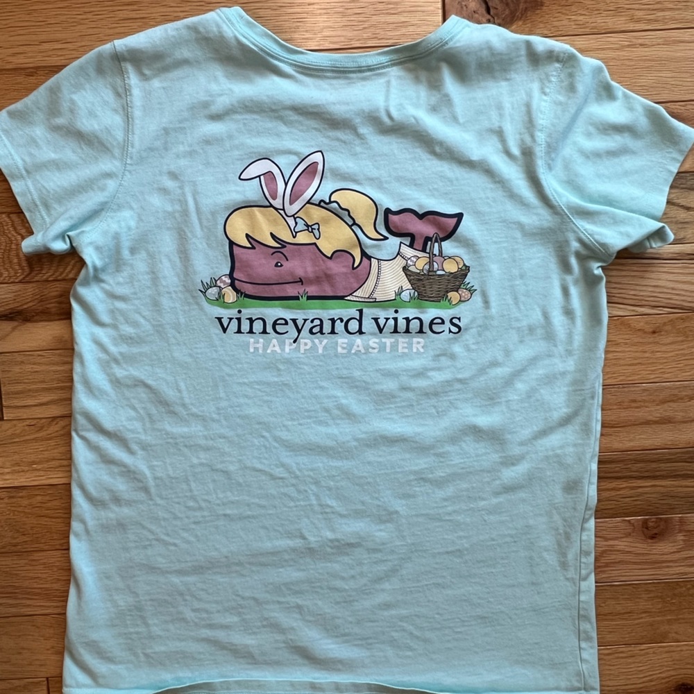 Girls Vineyard Vines Easter T-shirt, size L (14)